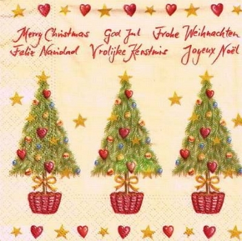 s9514 - X-Mas Wishes - Servietten - Packung - 20 Stück