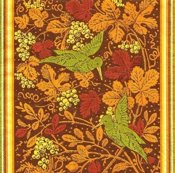 s9633 - Papageno - terra-grün - Servietten - Packung - 20 Stück