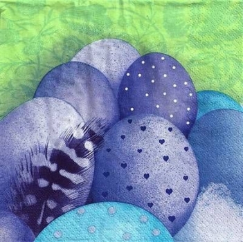 s9650 - Pastell-Eier - Servietten - Packung - 20 Stück