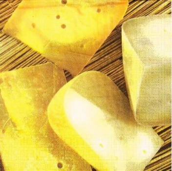 s9783 - Mixed Cheese - Servietten - Packung - 20 Stück