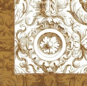 s9796 - Firenze oro - Servietten - Packung - 20 Stück