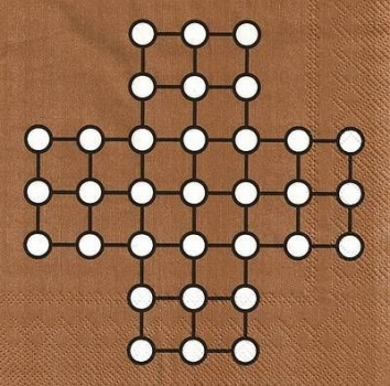 s9827 - Solitaire - Servietten - Packung - 20 Stück