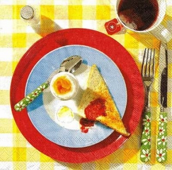 s9844 - Breakfast - Napkins - Package - 20 pcs.