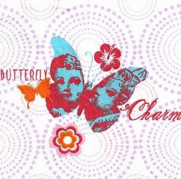 s9865 - Funky Butterfly - Servietten - Packung - 20 Stück