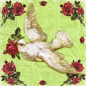 s9874 - Turtle Dove - Servietten - Packung - 20 Stück