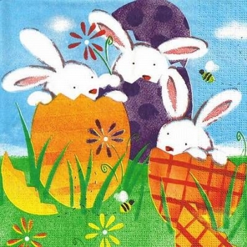 s9963 – Happy Easter - Servietten - Packung - 20 Stück
