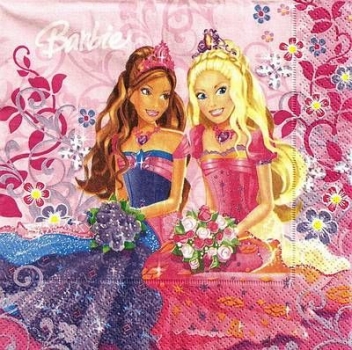 s9980 - Diamond Castle - Barbie - Servietten - Packung - 20 Stück