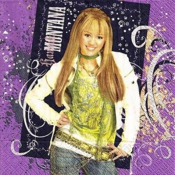 s9981 - Hannah Montana - Servietten - Packung - 20 Stück