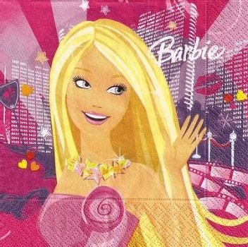 s9982 - Barbie Glam - Servietten - Packung - 20 Stück