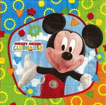 s9985 - Mickey Clubhouse - Servietten - Packung - 20 Stück