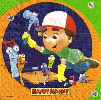 s9986 - Handy Manny - Servietten - Packung - 20 Stück