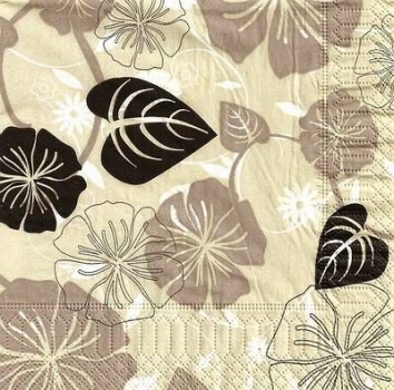 s9z10218 - Filigran - braun - Napkins - Package - 20 pcs..