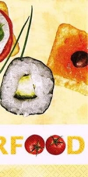 s9z10236 - Fingerfood saffron - Buffet - Servietten - Packung - 16 Stück