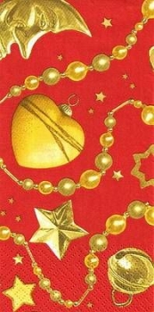 s9z10238 - Twinkling red - Buffet - Servietten - Packung - 16 Stück