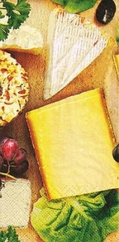 s9z10247 - Fromage - Buffet - Servietten - Packung - 16 Stück
