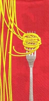 s9z10258 - Spaghetti - Buffet - Servietten - Packung - 16 Stück