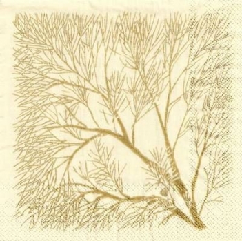 s9z10288 - Dendros - cream - Napkins - Package - 20 pcs.