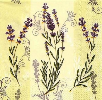 s9z10336 – Lavendel – Servietten – Packung – 20 Stück