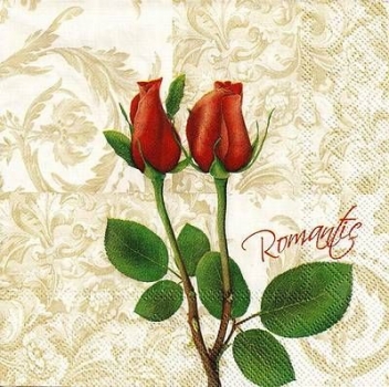 s9z10346 – Romantic – Servietten – Packung – 20 Stück