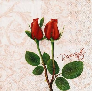 s9z10355 – Rosen – rosa – Servietten – Packung – 20 Stück