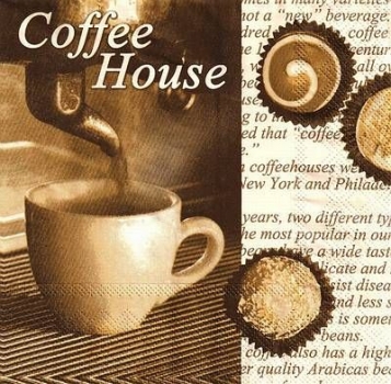 s9z10419 - Coffee House - Napkins - Package - 20 pcs.