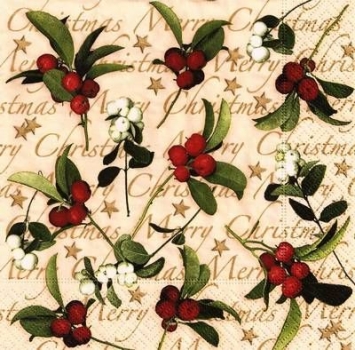 s9z10607 - Winterberries - Servietten - Packung - 20 Stück