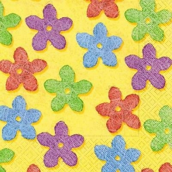 s9z10618 - Flowers for Fun - Servietten - Packung - 20 Stück