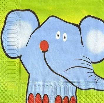 s9z10739 - Elefant - Servietten - Packung - 20 Stück