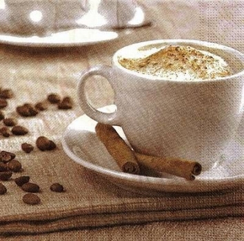 s9z10848 - Cappuccino - Servietten - Packung - 20 Stück