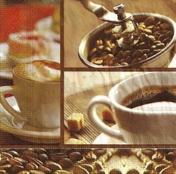 s9z10850 - Kaffee - Servietten - Packung - 20 Stück