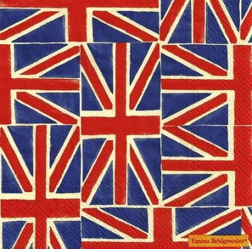 s9z11045 - Union Jack - Servietten - Packung  - 20 Stück
