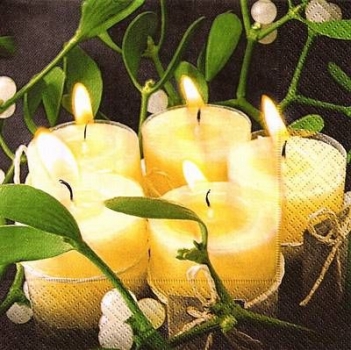 s9z11242 - Romantic Candlelight - Servietten - Packung - 20 Stück