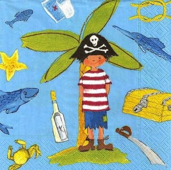 s9z11250 - Little Pirate - Servietten - Packung - 20 Stück