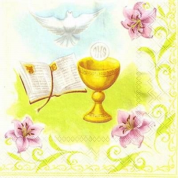 s9z11319 - Holy Communion - Servietten - Packung - 20 Stück