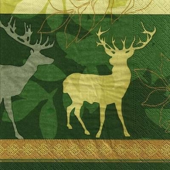 s9z11357 - Deer - Napkins - Package - 20 pcs.