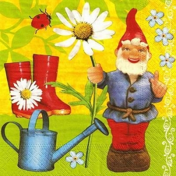 s9z11369 - Gardening - Servietten - Packung - 20 Stück