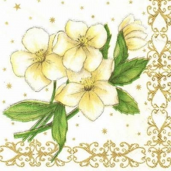 s9z11397 - Christrose - Servietten - Packung - 20 Stück