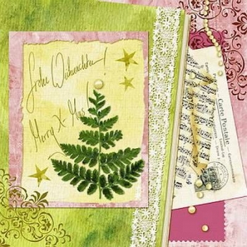 s9z11422 - Christmas Greetings - Servietten - Packung - 20 Stück.