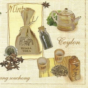 s9z11469 - Ceylon-Tee - Servietten - Packung - 20 Stück