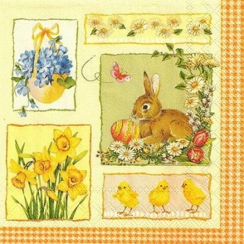 s9z11470 - Ostern - Servietten - Packung - 20 Stück