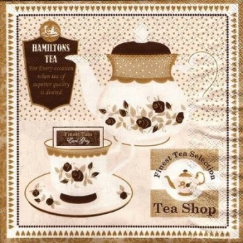 s9z11675 - Tea Time - brown - Packung - 20 Stück