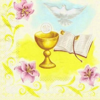 s9z11677 - Holy Communion - Servietten - Packung - 20 Stück