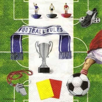 s9z11682 - Football - Servietten - Packung - 20 Stück