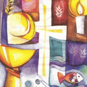 s9z11691 - Colourful Confirmation - Servietten - Packung - 20 Stück