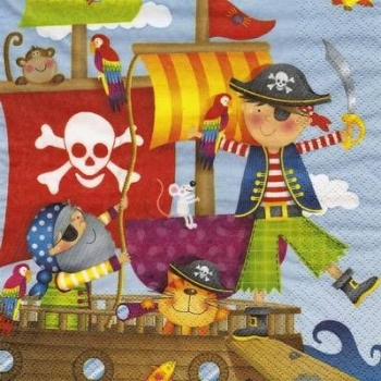s9z11696 - Pirates - Servietten - Packung - 20 Stück
