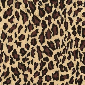 s9z11707 - Leopard Pattern nature - Servietten - Packung - 20 Stück.