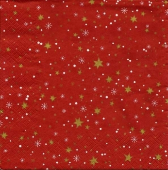 s9z11918 - Sterne - Serviette - Stückpreis