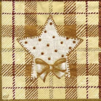 s9z11921 - Stern / Tannenbaum - Serviette - Stückpreis