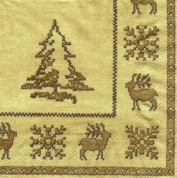 s9z11942 - Kreuzstich-Motive - Serviette - Stückpreis