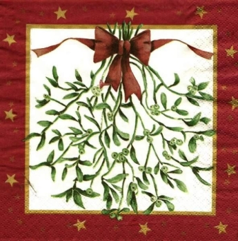 s9z11948 - Blumen mit Schleife - Serviette - Stückpreis